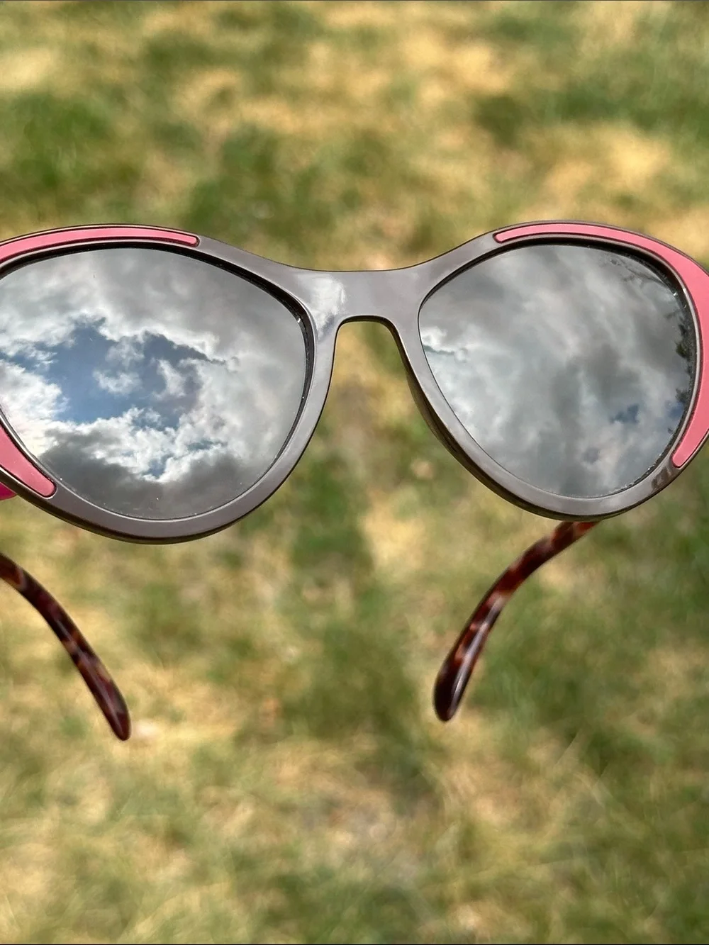 Prada Cat-Eye SPR14U YEO-6X1 Sunglasses